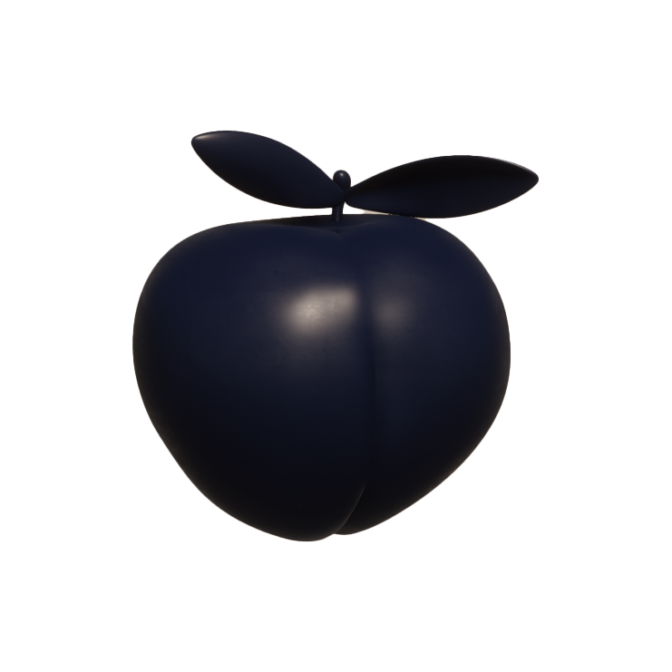 3d peach